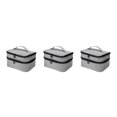 thumbnail image 2 of Redempat Nail Polish Storage Bags Made With Polyester For Everyday Sturdy And Durable LightGray 3Set, 2 of 6
