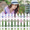 thumbnail image 2 of IFANLANDOR 20Pcs White Plastic Christmas Tree Fence Decorative Garden Partition for Flowerpot Decoration, 2 of 8