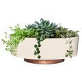 thumbnail image 4 of The HC Companies Pot de Plante d'Intérieur Bol Capri de 8 Pouces (Lot de 2), 4 of 5