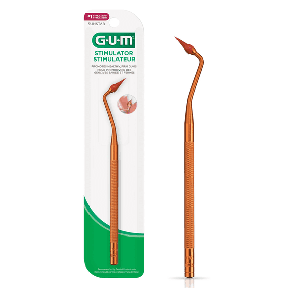 GUM® Stimulator Permanent Handle & Rubber Tip
