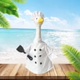 thumbnail image 1 of Easter Bunny Costume for Standard Garden Goose Statue 23 Inch Spring and Holiday Decoration, 1 of 7