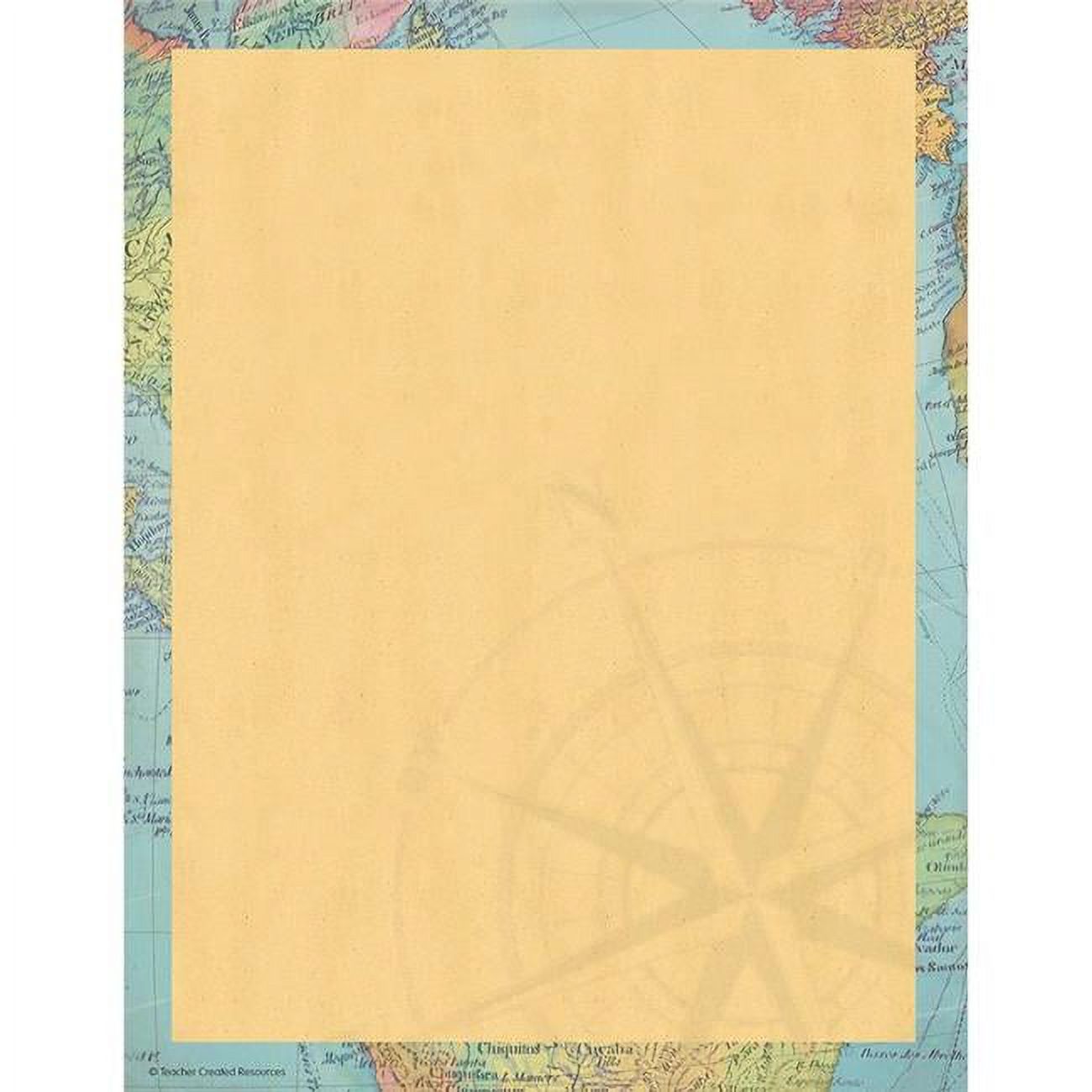 Teacher Created Resources TCR8569 Travel The Map Computer Paper