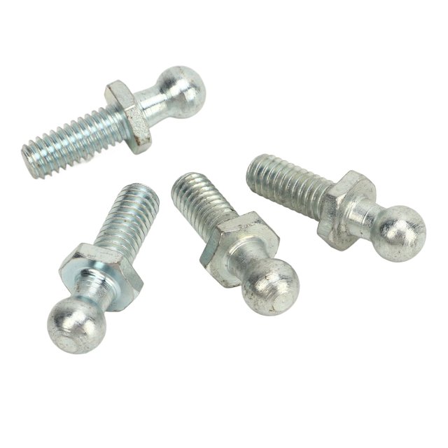 Stud à Billes de Remplacement Automobile 4Pcs 10mm Goujons à Billes 5/16-18 Thread Haute Dureté Robuste Stable Goujons à Billes Rondelles Kit pour Boîtes à Outils Voitures RVs