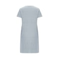 thumbnail image 4 of Birdeem Chemises de Nuit pour Femmes Chemise de Nuit Courte Surdimensionnée pour Femmes Robe Imprimée à Col Rond et Manches Courtes, 4 of 12