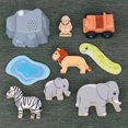 thumbnail image 3 of KidKraft Safari 2 en 1 Joue et Roule avec EZ Kraft Assemblage 9 Pcs, 3 of 10