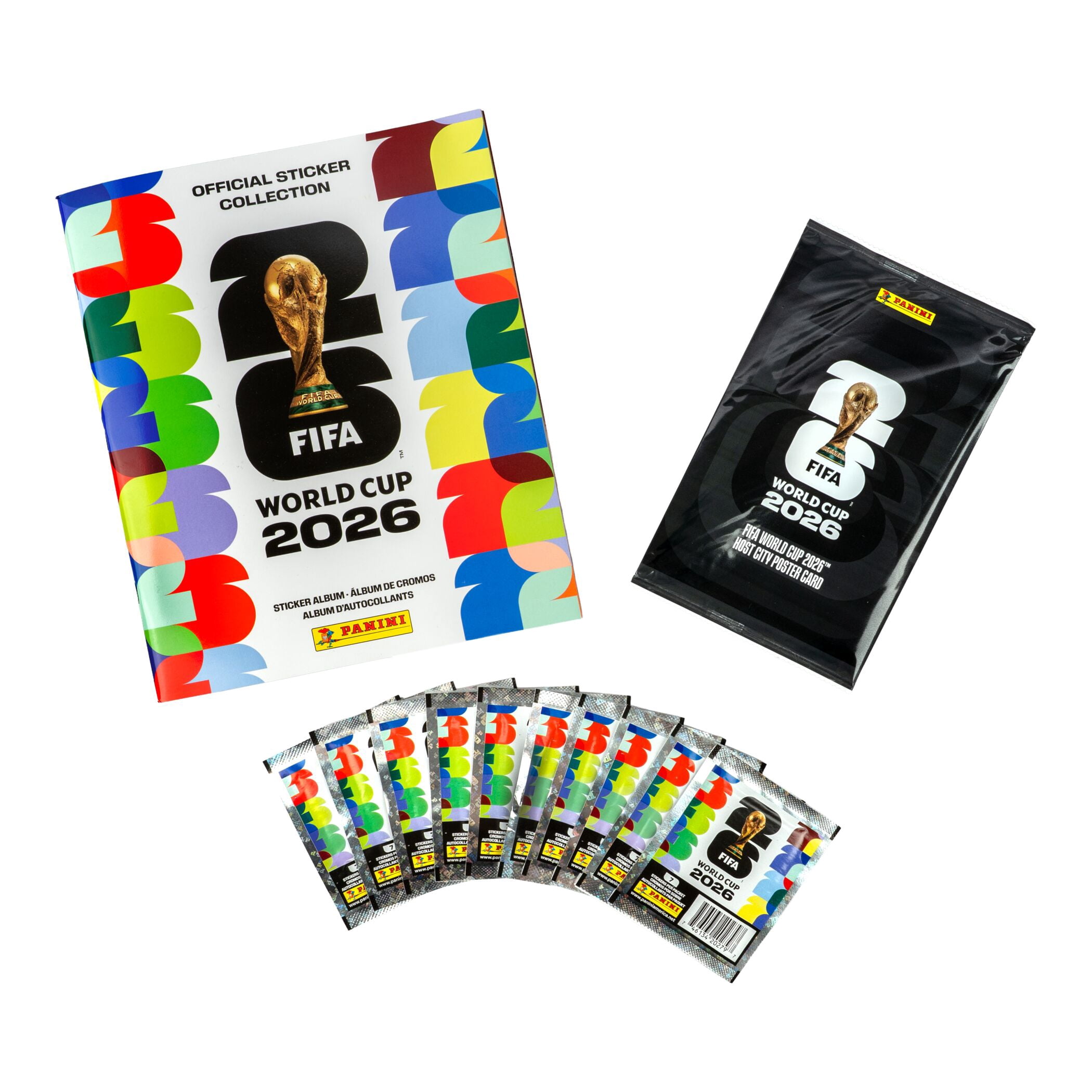 26 Panini FIFA Word Cup Soccer Trading Cards Official Sticker