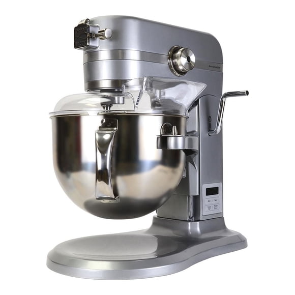 Kenmore Elite Mixeur sur Socle 6-Qt avec Minuterie, Moteur Puissant pour la Pâtisserie & la Cuisine, Acier Inoxydable