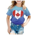 thumbnail image 1 of TZEWGL Tees For Newborn Summer Short Sleeve Crewneck Graphic Print Basic Top For Toddlers size 10-11T, 1 of 4