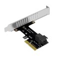 thumbnail image 1 of Carte d'Extension PCIe X4 vers SFF8643, Transmission Haute Vitesse, PCIe Universelle vers U2, SSD NVMe Riser, Adaptateur de Lecteur à Semi-Conducteurs, 1 of 8