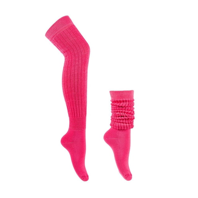 Women's Lengthening Thick Socks Colorful Over The Knee Pile Socks