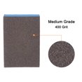 thumbnail image 4 of Unique Bargains 4pcs Sanding Sponge Blocks 400 Grits Sanding Block, 100x70x25mm, Brown&Blue, 4 of 7
