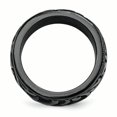 thumbnail image 2 of Edward Mirell Black Ti Casted 11mm Band Size 12.5, 2 of 4