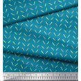 thumbnail image 2 of Soimoi Blue Silk Fabric Brush Stroke Abstract Print Sewing Fabric Yard 42 Inch Wide, 2 of 3
