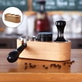thumbnail image 3 of Abbracc Support de Poignée pour Cafetière Support de Poignée en Bois pour Presse à Poudre Base de Poignée de Machine à Café 58 mm 3 Fentes, 3 of 8