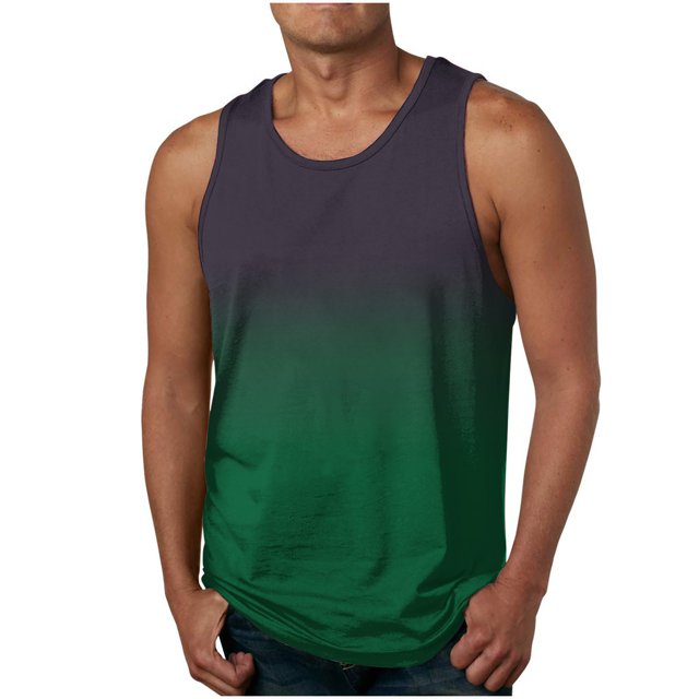 Cameland Débardeur de Base Décontracté pour Homme Sans Manches à Col Ras du Cou, T-Shirt d'Entraînement Actif