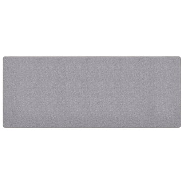 Mainstays Wicklow Woven Low-Profile Water-Resistant 2x5 Runner, Non-Slip, Neutral Grey, Ideal for Hallway, Kitchen, Laundry Room & Door Entrance