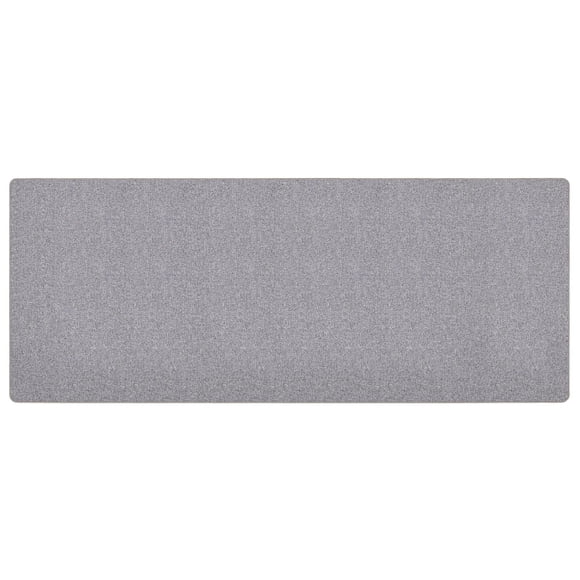 Mainstays Wicklow Woven Low-Profile Water-Resistant 2x5 Runner, Non-Slip, Neutral Grey, Ideal for Hallway, Kitchen, Laundry Room & Door Entrance
