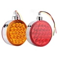 thumbnail image 3 of 48LED Double Face Single Stud Mount Side Marker Reflective Sealed Light or Trailer Truck, 3 of 7