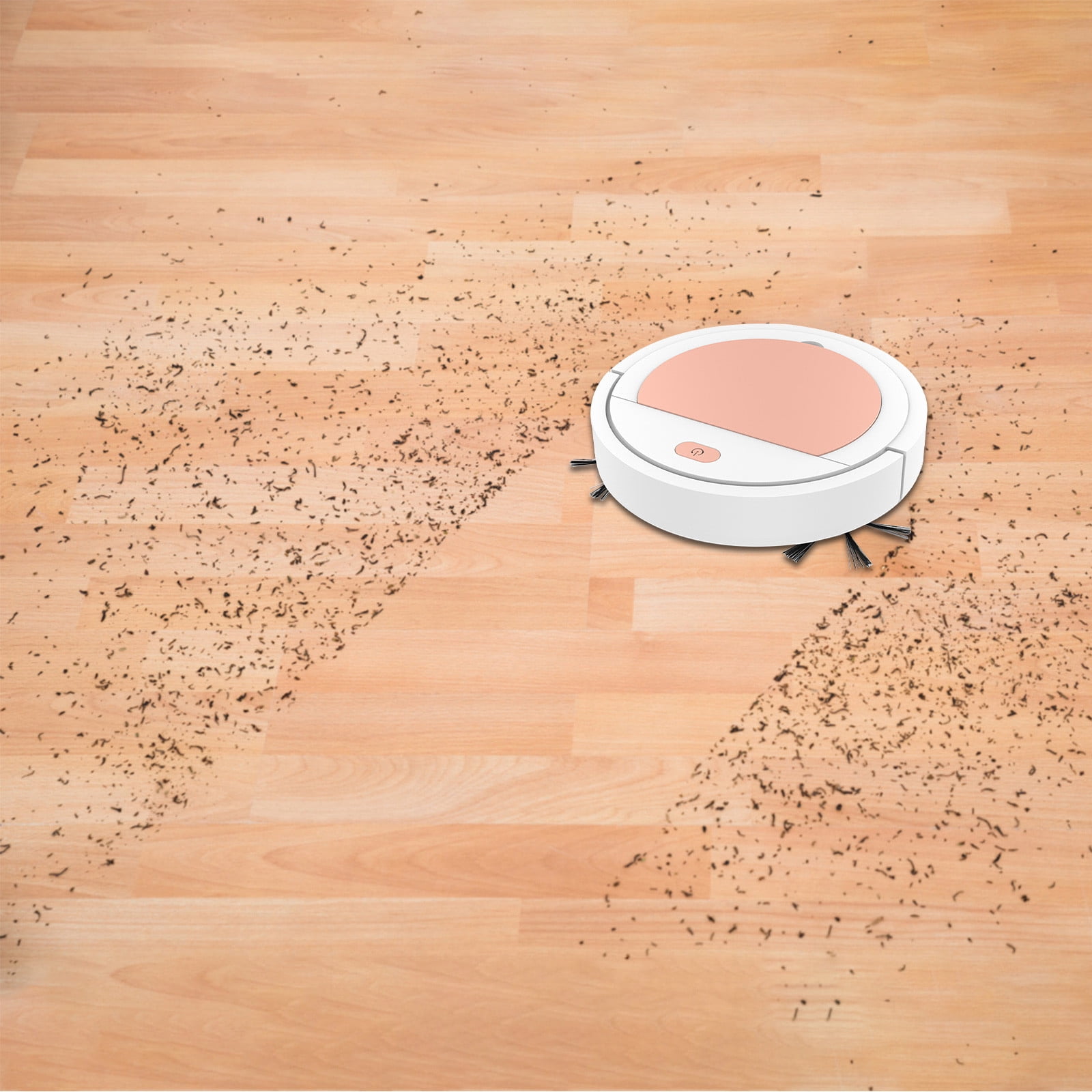 Wamans Robot Vacuum Robot Vacuum Cleaner,Cleaning Robot Household Vacuum Cleaner And Mop 3 in 1,Applicable to Hard Floor,1800Pa Strong Suction,Ultra-Thin,Daily Cleaning