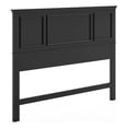thumbnail image 2 of Homestyles Bedford Wood Queen Headboard in Black, 2 of 6