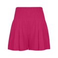 thumbnail image 4 of FNFYFH Clearance Womens Running Loose Fit Solid Color Summer Training Shorts Quick Dry Athletic Shorts，Hot Pink, 4 of 7