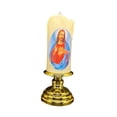 thumbnail image 3 of Lipstore Candle Light Prayer Waterproof Pillar Light for Decoration Religious Wedding Jesus, 3 of 8