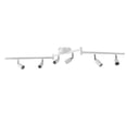 thumbnail image 2 of Track Lighting Kit, 90° Replaceable 85-265V Rotatable Track Light Adjustable  For Living Room For Kitchen White, 2 of 8
