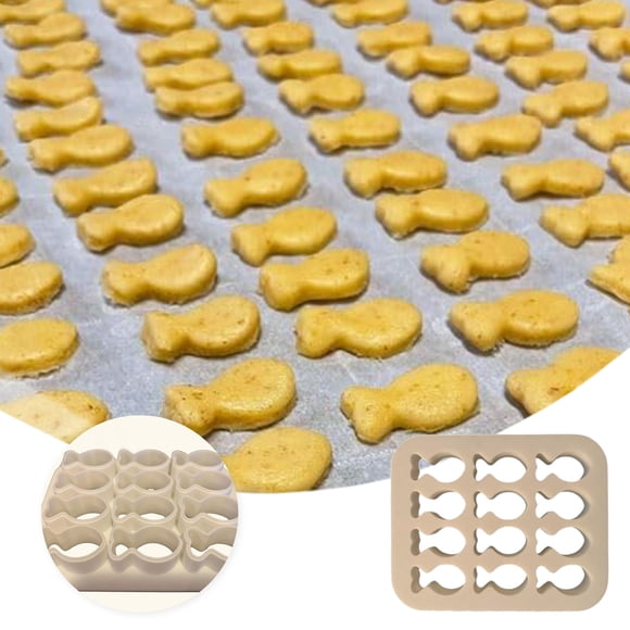 Moulds Product Category Mini Tiny Goldfish Cookie Cutter for Kids - Goldfish Shaped Baking for DIY Sessions