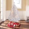 thumbnail image 4 of Holiday Time 4' Pre-Lit LED Color-Changing Concord Pine Christmas Tree, White, 4 of 9