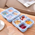 thumbnail image 1 of Liquidation Aujourd'hui! Boîte Bento à 4 Compartiments, Contenants de Préparation de Repas Réutilisables pour Enfants et Adultes, Rangement Alimentaire Divisé pour le Dîner, l'École, le Travail, les Voyages, Étanche et Écologique, 1 of 7