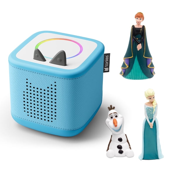 tonies Toniebox 2 Bundle with Elsa, Olaf and Anna from Frozen – Sky Blue (English)