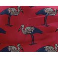 thumbnail image 4 of oneOone Georgette Viscose Fabric Heron Block Printed Fabric 1 Yard 42 Inch Wide, 4 of 4