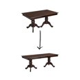 thumbnail image 4 of Homycasa Double Pedestal Solid Wood 77.7'' Extendable Dining Table, 4 of 9