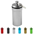 thumbnail image 2 of Hi,Fancy Porte-Pilules Étanche Porte-Clés Contenant Bouteille de Médicaments en Alliage d'Aluminium, 2 of 9