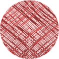 thumbnail image 1 of Ahgly Tapis Rond Lavable en Machine Intérieur Transitionnel Rose Pastel, 7 Pieds Rond, 1 of 7