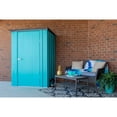 thumbnail image 2 of Arrow 4 x 3 x 6 ft Teal Shed, 2 of 7