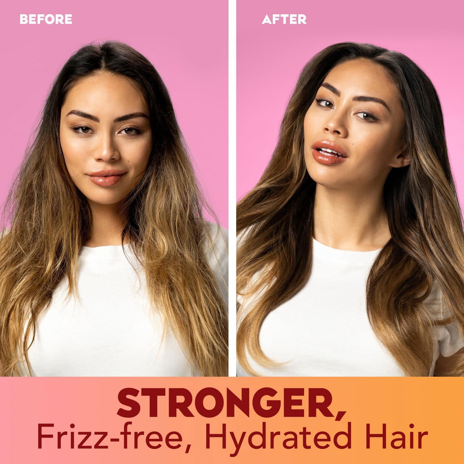 OGX Shampooing à l'Huile Lissante à la Kératine Anti-Frisottis pour Cheveux Frisottés, Grand Format