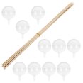 thumbnail image 4 of 10 Sets Clear Chocolate Holder Truffle Box Holder Chocolate Rack and Wood Stems, 4 of 7