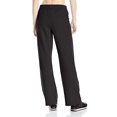 thumbnail image 2 of Hanes Womens ComfortSoft EcoSmart Petite Open Leg Sweatpants, M, Ebony, 2 of 2