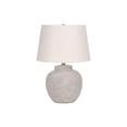 thumbnail image 4 of Monarch Specialties Lighting, 22"h, Table Lamp, Cream Concrete, Ivory / Cream Shade, Modern, 4 of 6