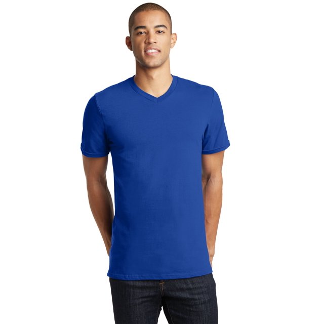 District T-Shirt de Concert pour Jeunes Hommes Col en V DT5500