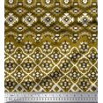 thumbnail image 1 of Soimoi Cotton Voile Fabric Aztec Geometric Printed Craft Fabric by The Yard 56 Inch Wide, 1 of 3