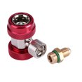 thumbnail image 4 of R134A Quick Coupler Adapter Set Quick Connector Adapter with Extractor Valve Core for AC High Low Side Connectors 1/4 Inch FlareMale R134 Service Ports, 4 of 7