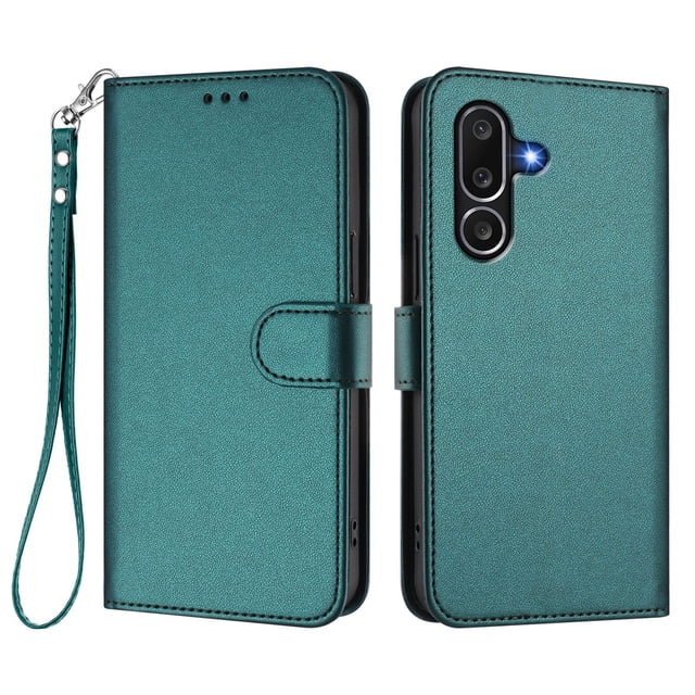 GANGXUN Wallet Case for Samsung Galaxy M56 – Magnetic Closure, RFID Blocking, Wrist Strap, Wireless Charging Compatible