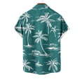 thumbnail image 4 of Styesk T-Shirts pour Hommes Col Décontracté Imprimé Manches Courtes Cardigan Mode avec Poche, 4 of 4