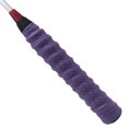 thumbnail image 1 of Purple Racket Overgrip Tape - PU & EVA Material Anti-Sweat Band with Design, 110cm Length, 14.6g Lightweight, Includes Adhesive Tape, Single Piece Pack, 1 of 7