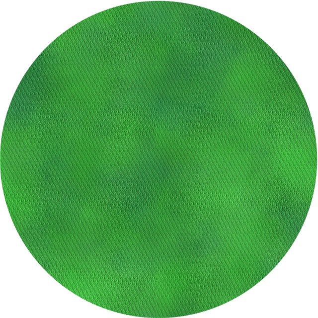 Ahgly Company Tapis d'Intérieur Rond Lavable en Machine Vert Transitionnel, 7 Pieds Rond