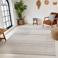 thumbnail image 1 of Rug Branch Jules Modern Indoor Area Rug, Grey Beige, Lines - Living Room, Bedroom, Dining Room, and Kitchen, 1 of 5