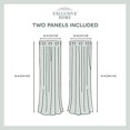 thumbnail image 3 of Exclusive Home Rideaux EH8195-01 2-96G Velours Épais Panneau de Rideau à Illets, 54x96, Blanc Hiver, 2 Unités, 3 of 7
