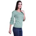 thumbnail image 3 of Moomaya Ruffle Sleeve Printed Cotton Womens Tops Plus Size Short T-Shirt Top, 3 of 4